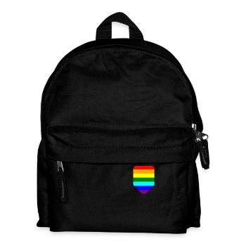 Poche de poitrine LGTB LGTB Pride Gay - Sac à dos Enfant - noir - Devant