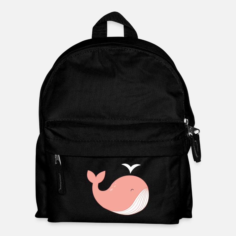 Baleine pas! - Sac à dos Enfant - noir