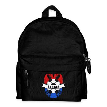 Serbia - Kids' Backpack - black - Front