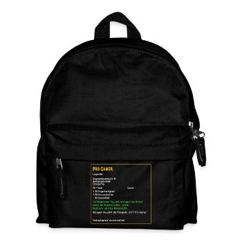Legendärer Pro Gamer Legendär Held PC Zocken Gamer - Kinder Rucksack - Schwarz - Vorne