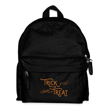 Halloween Süßes oder Saures - Kinder Rucksack - Schwarz - Vorne