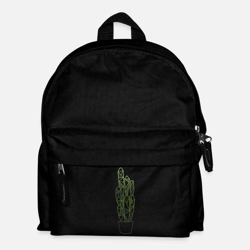 Kaktus - Kinder Rucksack - Schwarz