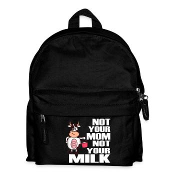 Vegan - Kinder Rucksack - Schwarz - Vorne