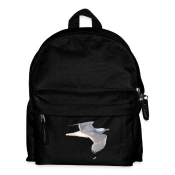 Möwe - Kinder Rucksack - Schwarz - Vorne