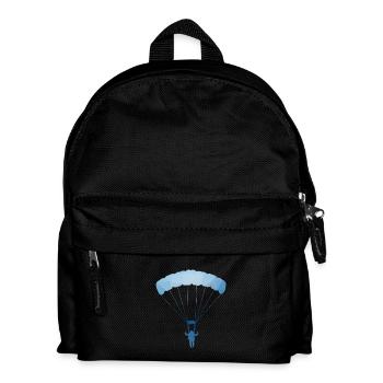 Paragliding Fallschrimspringen Gleitschirmfliegen - Kinder Rucksack - Schwarz - Vorne