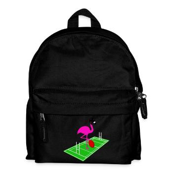 Rugby Flamingo - Kids' Backpack - black - Front