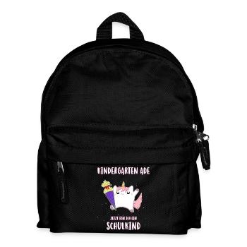 Caticorn Schulkind - Kinder Rucksack - Schwarz - Vorne