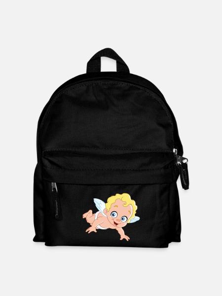 Engel - Kinder Rucksack - Schwarz
