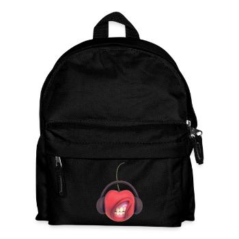 music cherry - Kids' Backpack - black - Front