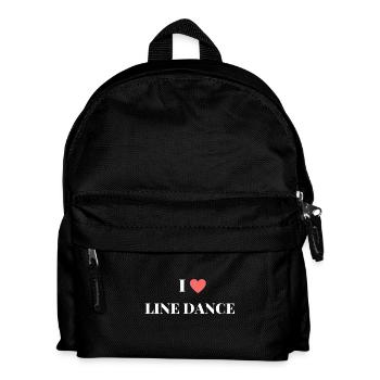 J'aime Line Dance - Motto Shirt - Sac à dos Enfant - noir - Devant
