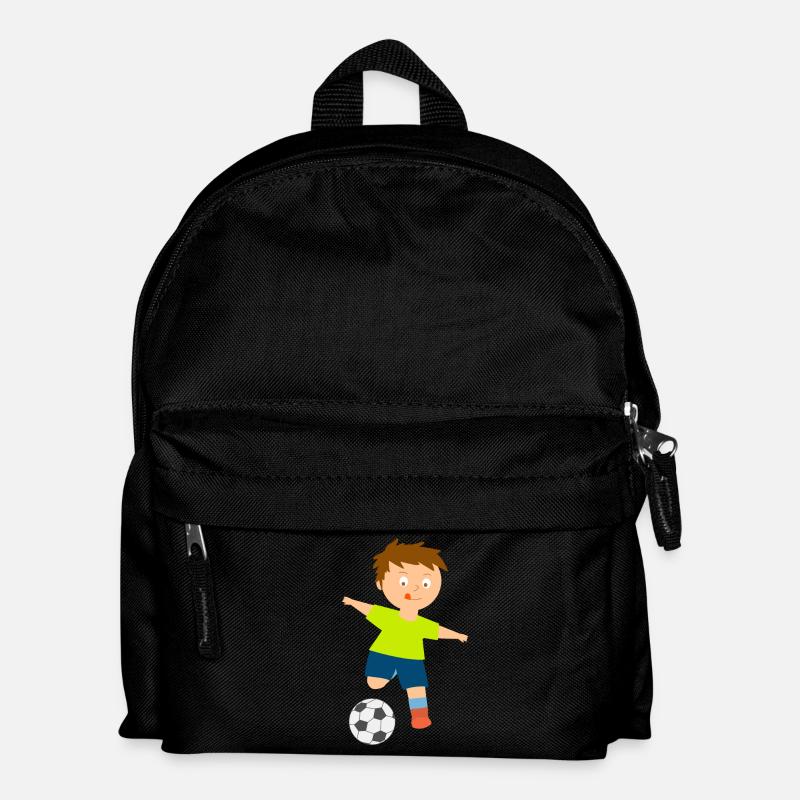 Kicker Boy Neon Shirt Ball - Kids' Backpack - black