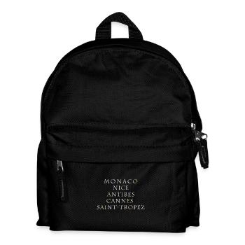 monaco - Kinder Rucksack - Schwarz - Vorne