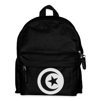 Tunesien - Kinder Rucksack - Schwarz - Vorne