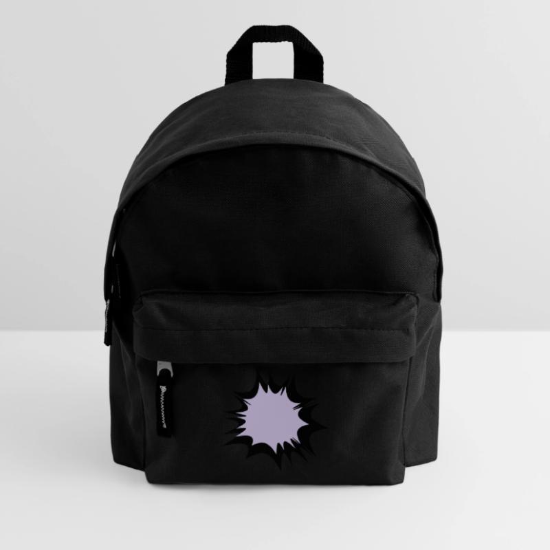 Comic speech bubble explosion Kids' Backpack