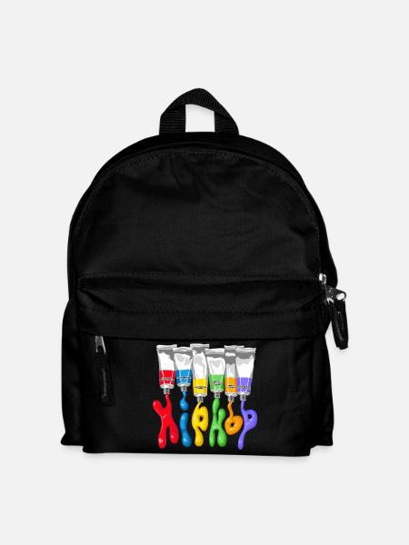 Hip Hop tubes - Kids' Backpack - black
