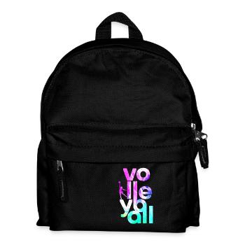 Volleyball - Kinder Rucksack - Schwarz - Vorne
