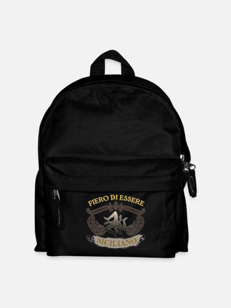 Sicilia Fiero Di Essere Siciliano Italie - Sac à dos Enfant - noir