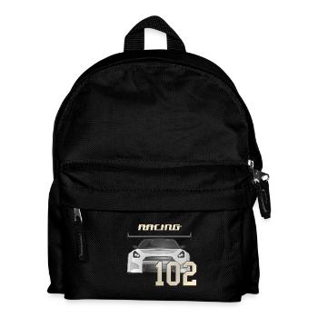 GTR RACING 102 – Sports Car Racing Design - Kids' Backpack - black - Front
