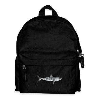 shark - Kids' Backpack - black - Front