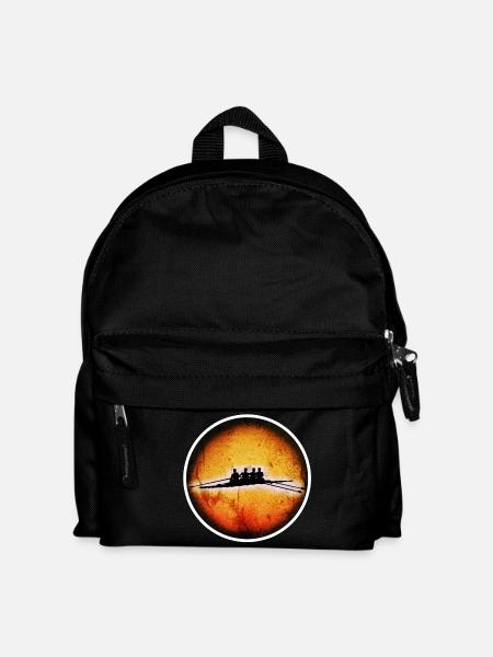 4er Ruderer - Kinder Rucksack - Schwarz