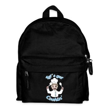 Lass uns kochen! - Kinder Rucksack - Schwarz - Vorne