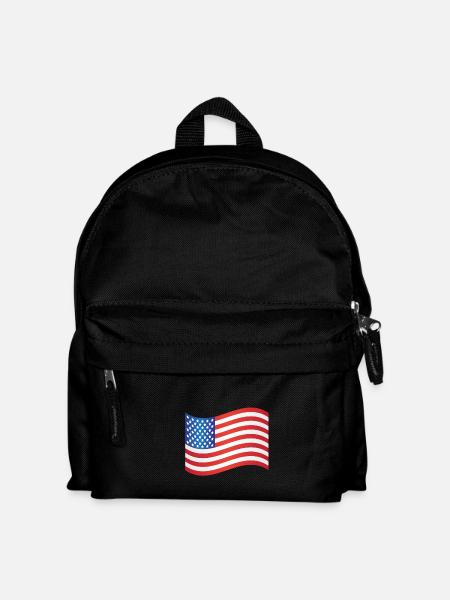Drapeau américain - Sac à dos Enfant - noir