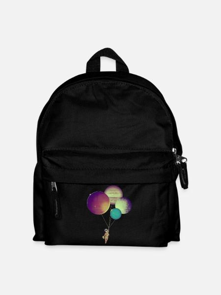 i become astronaut to - Kids' Backpack - black
