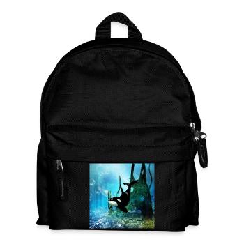 Magnifique orque dans l'océan profond - Sac à dos Enfant - noir - Devant