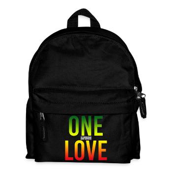 One Love Gradient: Einheit in Farbe - Kinder Rucksack - Schwarz - Vorne