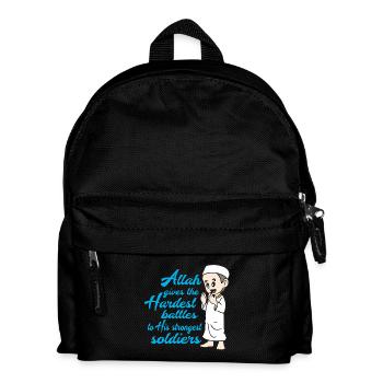 Muslim Islam - Kinder Rucksack - Schwarz - Vorne