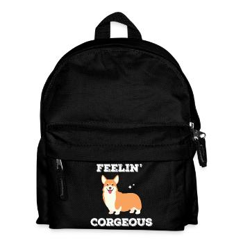 Feeling Corgeous - Corgies - Kids' Backpack - black - Front