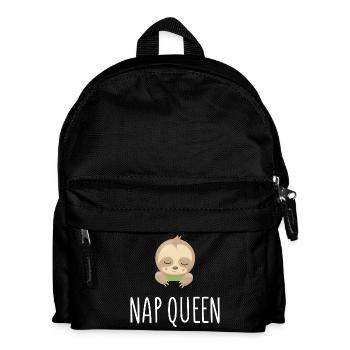 Nap Queen - Kinder Rucksack - Schwarz - Vorne