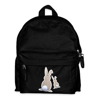 Osterhasen von Hinten - Kinder Rucksack - Schwarz - Vorne