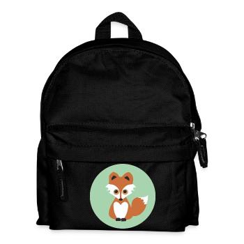 fox - Kids' Backpack - black - Front