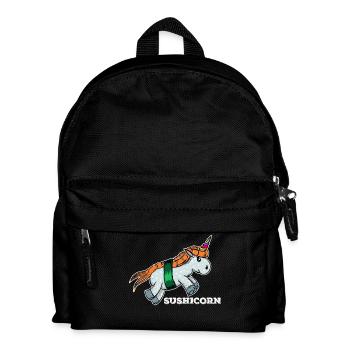 Sushi unicorn japan food japanese favorite food - Kids' Backpack - black - Front