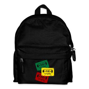 Cassette Colors Trio - Kids' Backpack - black - Front