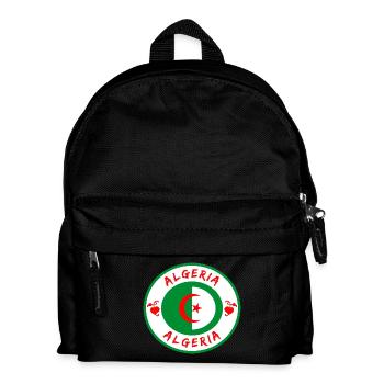 Algérie cercle avec pavillon national cadeau Alger - Sac à dos Enfant - noir - Devant