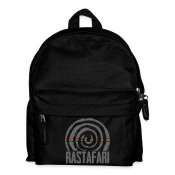 Reggae Rastafari - Kinder Rucksack - Schwarz - Vorne
