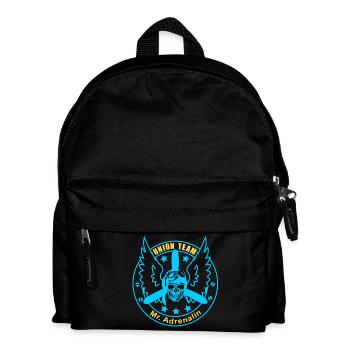 ut mr adrenaline yellow blue - Kids' Backpack - black - Front