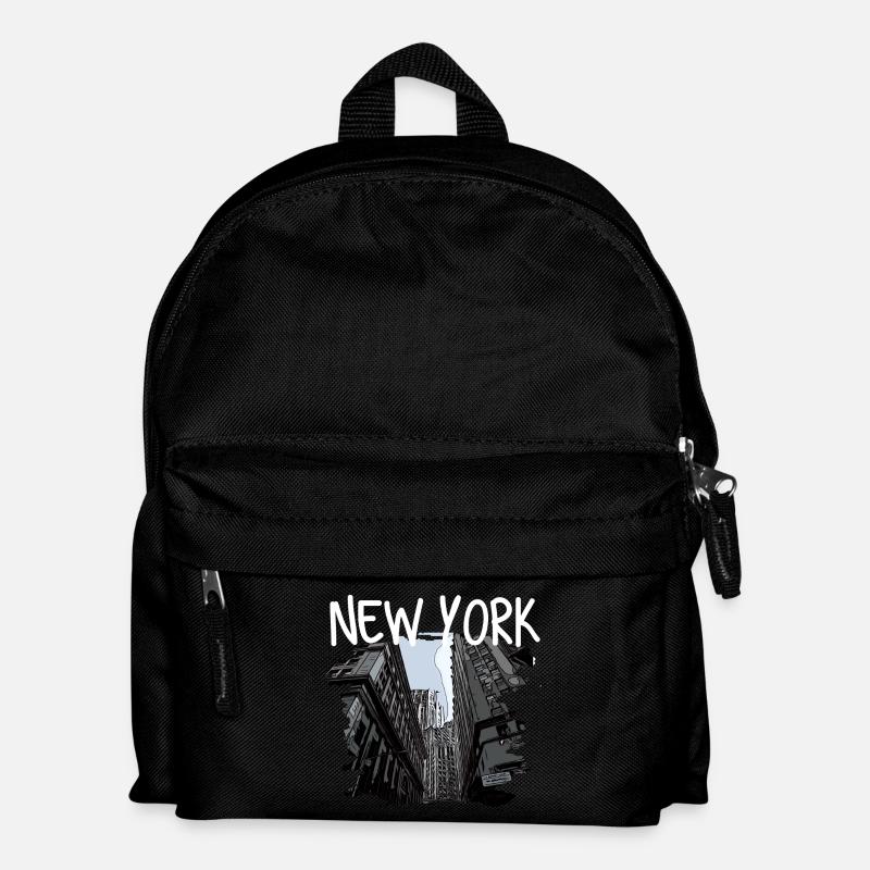New York - Kinder Rucksack - Schwarz