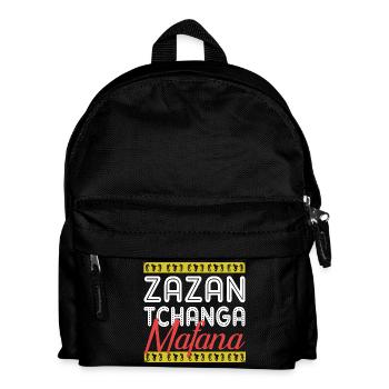 T SHIRT ZAZAN TCHANGA MAFANA_MAYOTTE - Kids' Backpack - black - Front