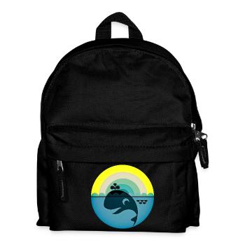 Wal - Kinder Rucksack - Schwarz - Vorne