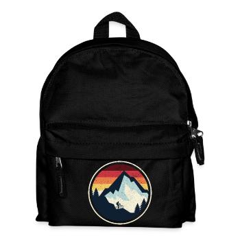 Sunset Peak MTB Silhouette - Kinder Rucksack - Schwarz - Vorne