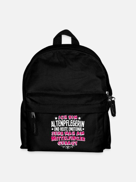 Altenpflegerin - Kinder Rucksack - Schwarz