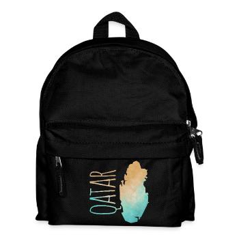 Qatar - Kinder Rucksack - Schwarz - Vorne