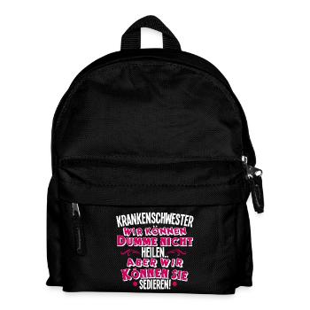 nurse - Kids' Backpack - black - Front