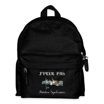 j'peux pas j'ai natation synchronisée - Sac à dos Enfant - noir - Devant