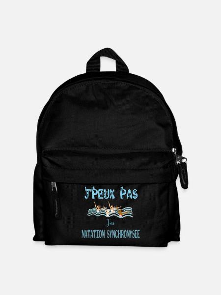 j'peux pas j'ai natation synchronisee - Sac à dos Enfant - noir