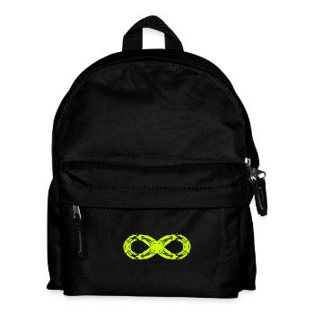 Unendlich Symbol Zeichen Symbol - Kinder Rucksack - Schwarz - Vorne