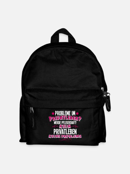Pflegekraft - Kinder Rucksack - Schwarz